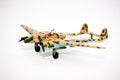 WWII model kit plane Royalty Free Stock Photo