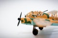 WWII model kit plane Royalty Free Stock Photo