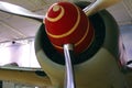 WWII Plane Prop with Spiral Royalty Free Stock Photo