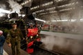 WWII train arrived at the Kazan railway station Royalty Free Stock Photo