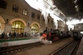WWII train arrived at the Kazan railway station Royalty Free Stock Photo