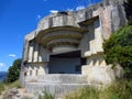 WWll bunker on Italian coast Royalty Free Stock Photo