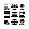 www icon or logo isolated sign symbol vector illustration Royalty Free Stock Photo