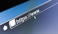 WWW Internet Browser HTTPS Concept