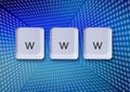 Www internet concept Royalty Free Stock Photo
