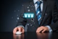 Www internet and SEO Royalty Free Stock Photo