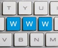 WWW On Keyboard Royalty Free Stock Photo