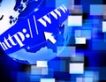 WWW World Internet Background Royalty Free Stock Photo