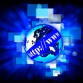 WWW World Internet Background Royalty Free Stock Photo