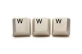 Www - world wide web Royalty Free Stock Photo