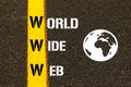 WWW - World Wide Web. Royalty Free Stock Photo