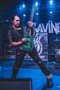 Wyandotte, Michigan -USA- July 5th, 2023: The Lion Within performs at District 142 as special guest of Saving Abel