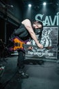 Wyandotte, Michigan -USA- July 5th, 2023: The Lion Within performs at District 142 as special guest of Saving Abel