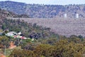 Wyangala township and dam wall