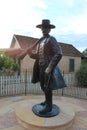 Wyatt Earp`s Statue in Tombstone, Arizona