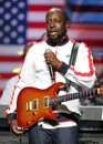 Wyclef Jean performs at the SOS Saving Ourselves telethon