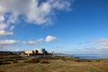 Wylva Head and nuclear power station Royalty Free Stock Photo