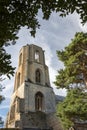 Wymondham abbey church ruins. Benedictine monastery historic English achitecture