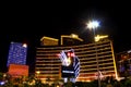 Wynn Casino Building At Night, Macau, China