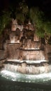 Wynn Las Vegas fountain night lights Royalty Free Stock Photo