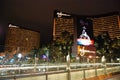 Wynn Las Vegas, metropolitan area, night, city, landmark Royalty Free Stock Photo