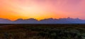 Wyoming Grand Teton mountain range wih dramatic sky Royalty Free Stock Photo