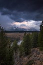 Wyoming Tetons Grand Tetons National Park Snake River Royalty Free Stock Photo