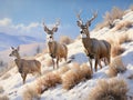 Wyoming Wildlife Made With Generative AI illustration