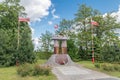 Monument in memory of the soldiers of the national army