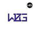 WZG Logo Letter Monogram Design Royalty Free Stock Photo