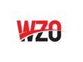 WZO Letter Initial Logo Design Vector Illustration Royalty Free Stock Photo