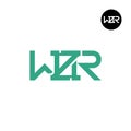 WZR Logo Letter Monogram Design Royalty Free Stock Photo