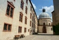 WÃÂ¼rzburg, Germany - Marienberg Fortress Inner Courtyard Royalty Free Stock Photo