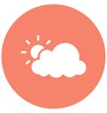 Bright day Vector Icon which can easily modified or edit Royalty Free Stock Photo