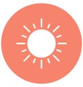 Sunny day Vector Icon which can easily modified or edit Royalty Free Stock Photo