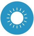Sunny day Vector Icon which can easily modified or edit Royalty Free Stock Photo