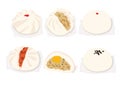 Steamed pork buns,dim sum and chinese cuisine Royalty Free Stock Photo