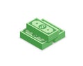 Banknote cash,flat vector money icon