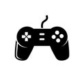 Game controller icon design. PS Stick symbol. Royalty Free Stock Photo