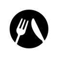 Silverware cutlery logo design. cutlery icon pack. logo template