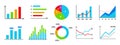 Market research tabular data for business, research report graph, vector icon illustration material