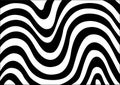 Curve Pattern Round Circle Black And White Pattern Design Creative Backgrounds Vector Illustration Royalty Free Stock Photo