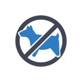 No pets allowed icon