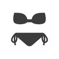 Bikini vector icon
