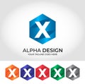 X Alphabet Creative Modern Logo Design Concept Royalty Free Stock Photo