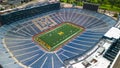 "The Big House" Stadium at University of Michigan in Ann Arbor, MI. Home to the Michigan Wolverines Royalty Free Stock Photo