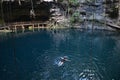 X-Canche cenote in Yucatan peninsula, Mexico.