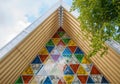"cardboard cathedral" erected in Christchurch as a temporary church to replace the cathedral