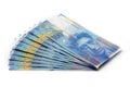 10x 100 CHF Tickets - 1000 CHF Royalty Free Stock Photo