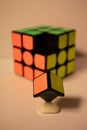 A 3x3 cube with missing corner